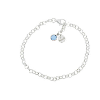 Pulsera con piedra azul