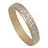 alianza bicolor oro blanco y oro amarillo anillo de boda anillo novios boda
