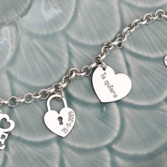 Pulsera Mi Historia en Plata