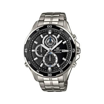 Reloj Edifice de estilo clásico con cadena de acero
