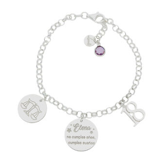 Cumpleaños. Pulsera 'Mi Historia' prediseñada