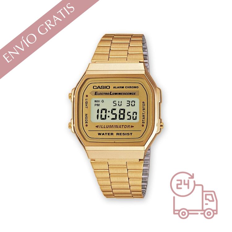 Casio Mujer Digital Dorado | F056