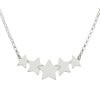 Gargantilla de estrellas en plata de Ley