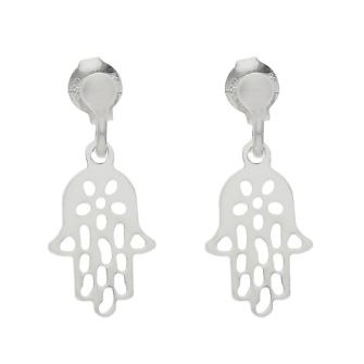 Pendientes mano de Fátima plata de Ley