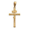 Cruz con Cristo en oro de 18 Kl (14x23mm)