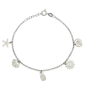 Pulsera/Tobillera con mix de mini charms