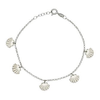 Pulsera/Tobillera con mini charms de conchas