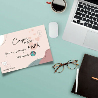 Tarjeta de regalo virtual para el mejor PAPÁ del mundo