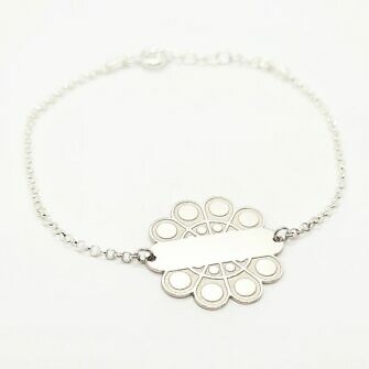 Pulsera Botón Charro Personalizada nombre ciudad coordenadas frase Salamanca Vitigudino Ciudad Rodrigo Santa Marta Béjar Peñaranda Alba de Tormes La Alberca Mogarraz 22 mm