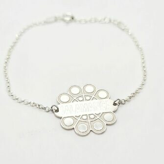 Pulsera Botón Charro Personalizada nombre ciudad coordenadas frase Salamanca Vitigudino Ciudad Rodrigo Santa Marta Béjar Peñaranda Alba de Tormes La Alberca Mogarraz