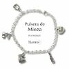 Pulsera de Mieza de La Ribera Arribes del Duero Plata de Ley abalorios