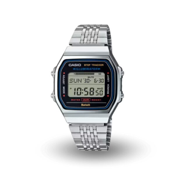 Reloj Casio Vintage Plateado Bluetooth