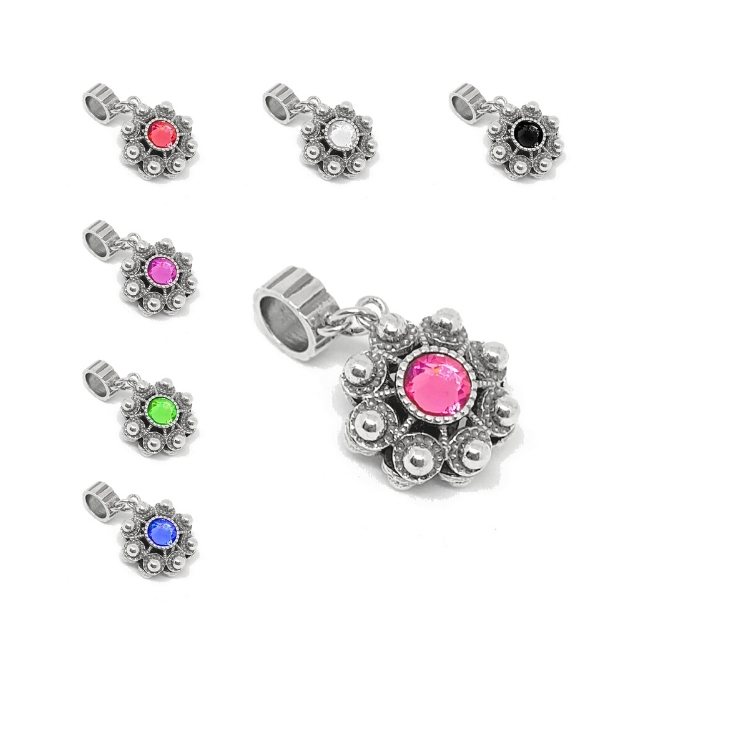 Abalorio Colgante Botón Charro Color