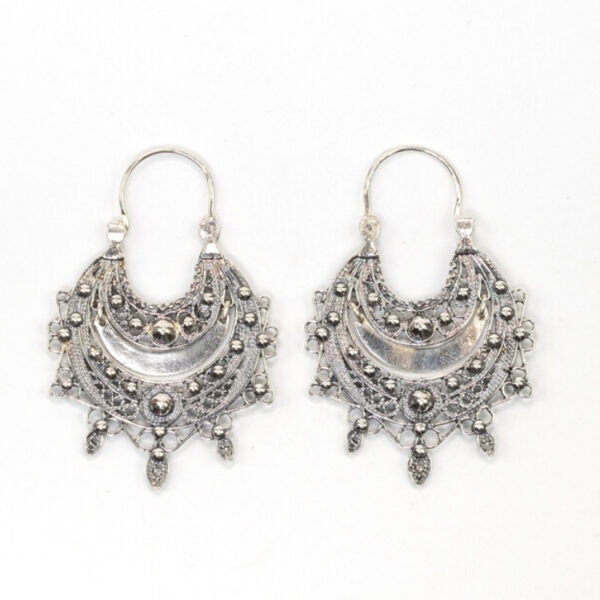 Pendientes aro filigrana Luz de Sol y Luna