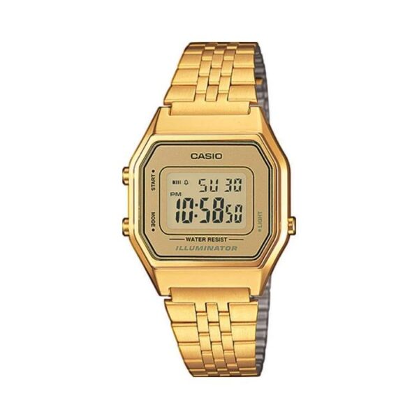 Reloj Casio dorado iconic