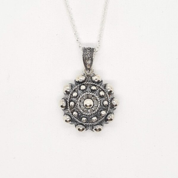 Colgante Charro Plata Clásico 20 mm