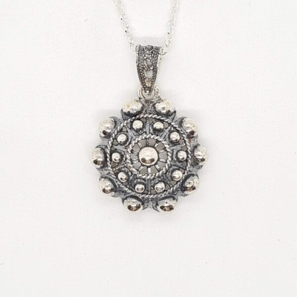 Colgante Charro Plata Clásico 22 mm