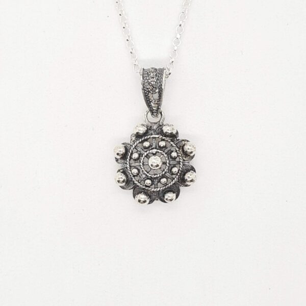 Colgante Charro Plata Clásico 18 mm