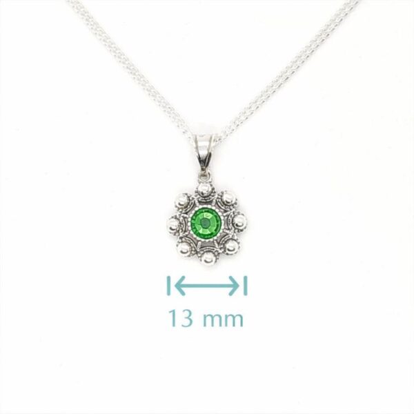 Colgante-boton-charro-en-plata-con-cristal-de-color-S1103-diametro