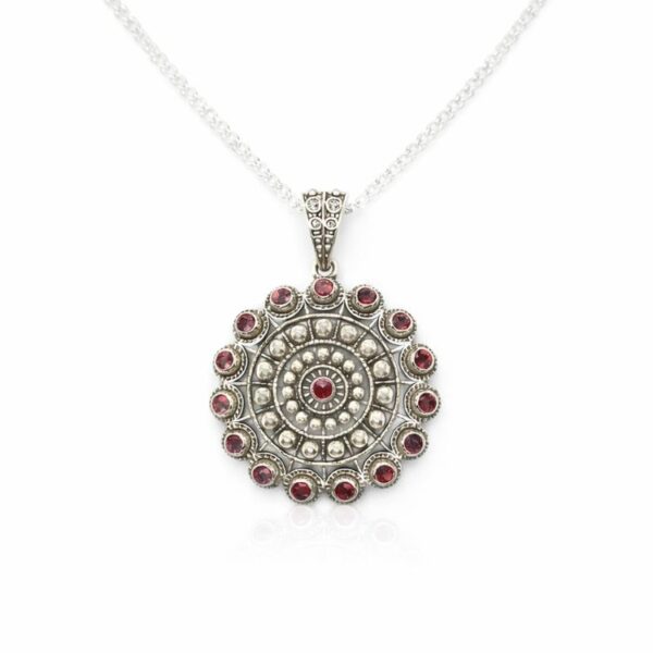 Colgante-charro-grande-cristales-color-S1412-rojo
