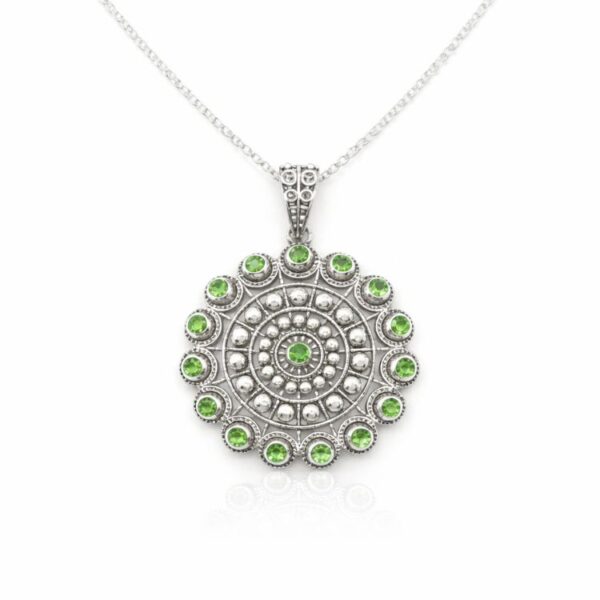 Colgante-charro-grande-cristales-color-S1412-verde-olivina