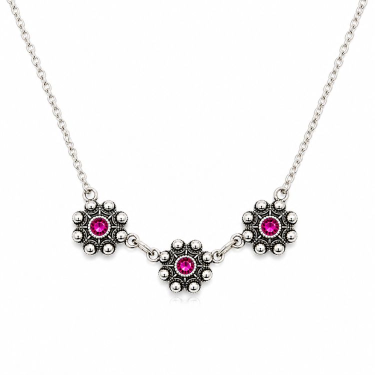 Gargantilla-Charra-3-Botones-Color-S1796-Fucsia