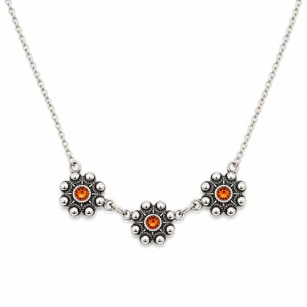 Gargantilla-Charra-3-Botones-Color-S1796-Naranja