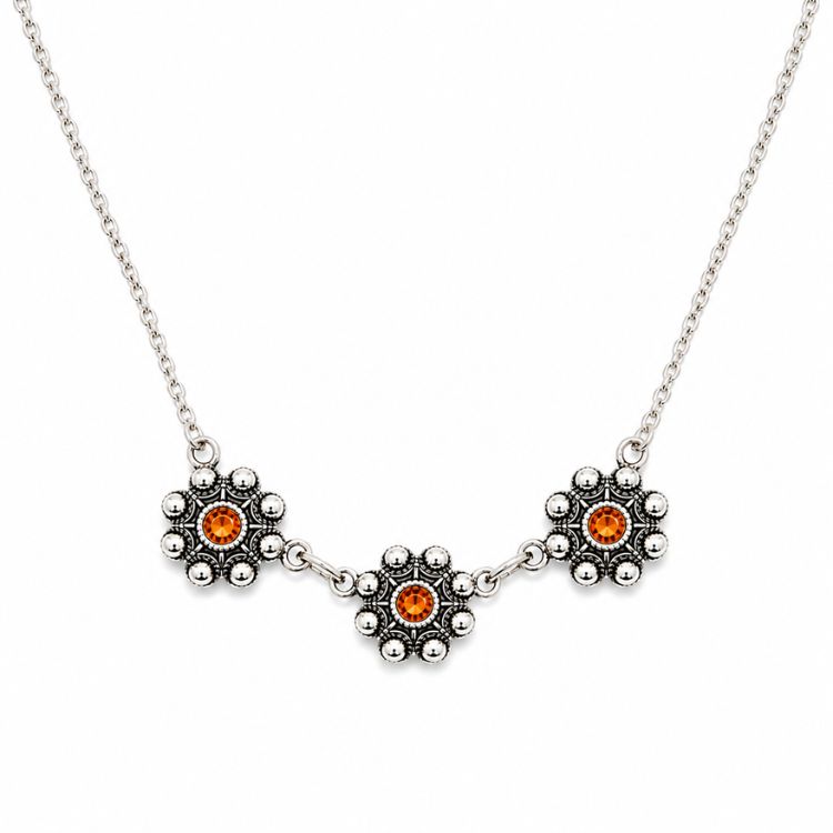 Gargantilla-Charra-3-Botones-Color-S1796-Naranja