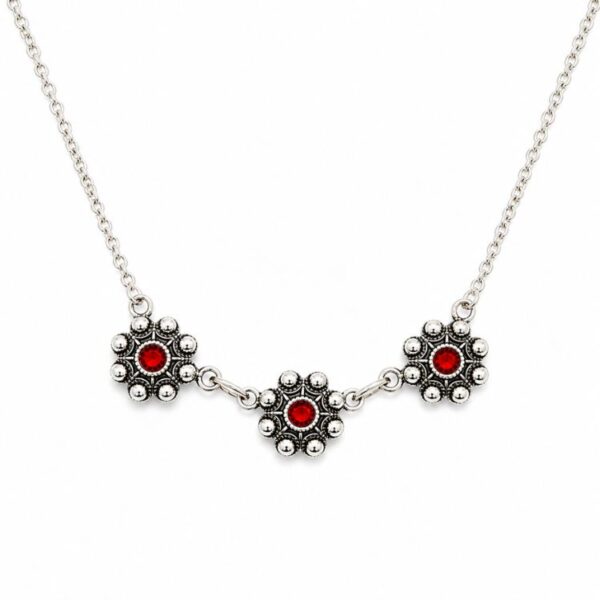 Gargantilla-Charra-3-Botones-Color-S1796-Rojo