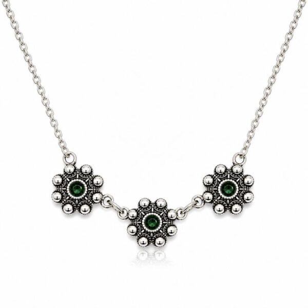 Gargantilla-Charra-3-Botones-Color-S1796-Verde