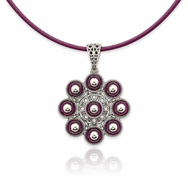 Gargantilla-boton-charro-esmalte-a-color-S1207-color-morado
