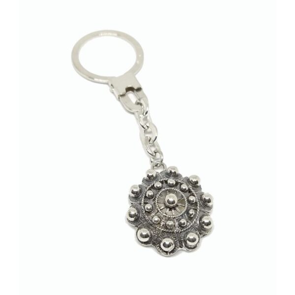 Llavero Botón charro 3 cm diámetro con tapa