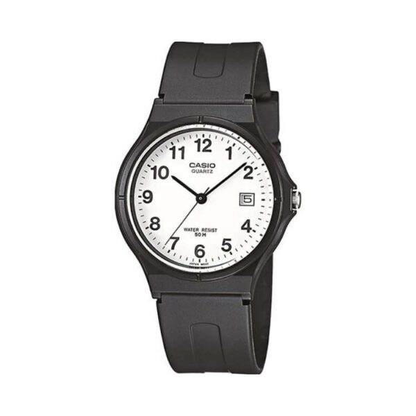 Reloj Casio analógico esfera clara con calendario