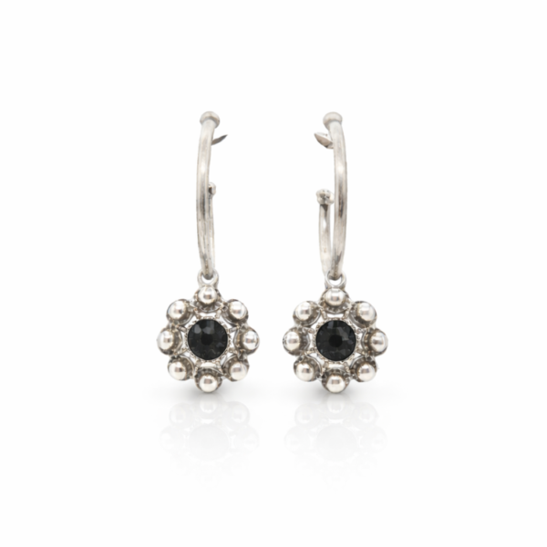 Pendientes-boton-charro-cristales-color-y-aro-medio-S1640-negro