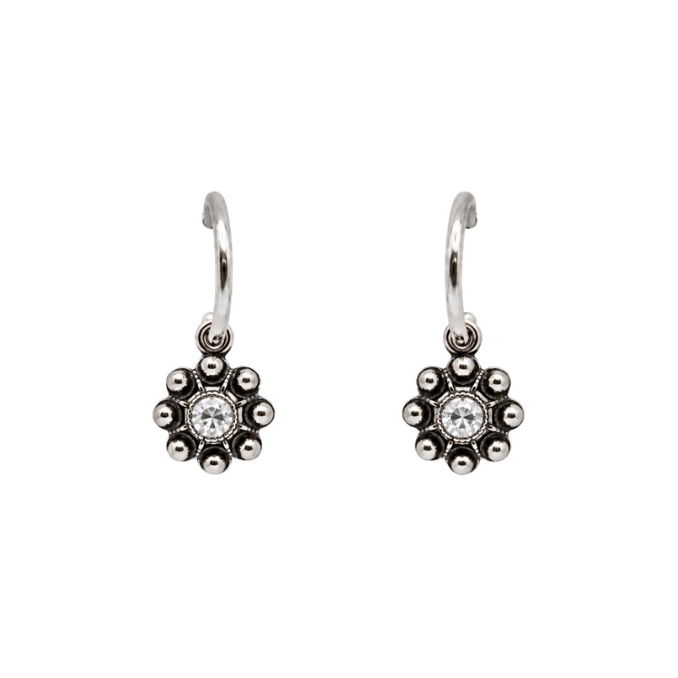 Pendientes-boton-charro-cristales-color-y-aro-pequeno-S1533S-BLANCO