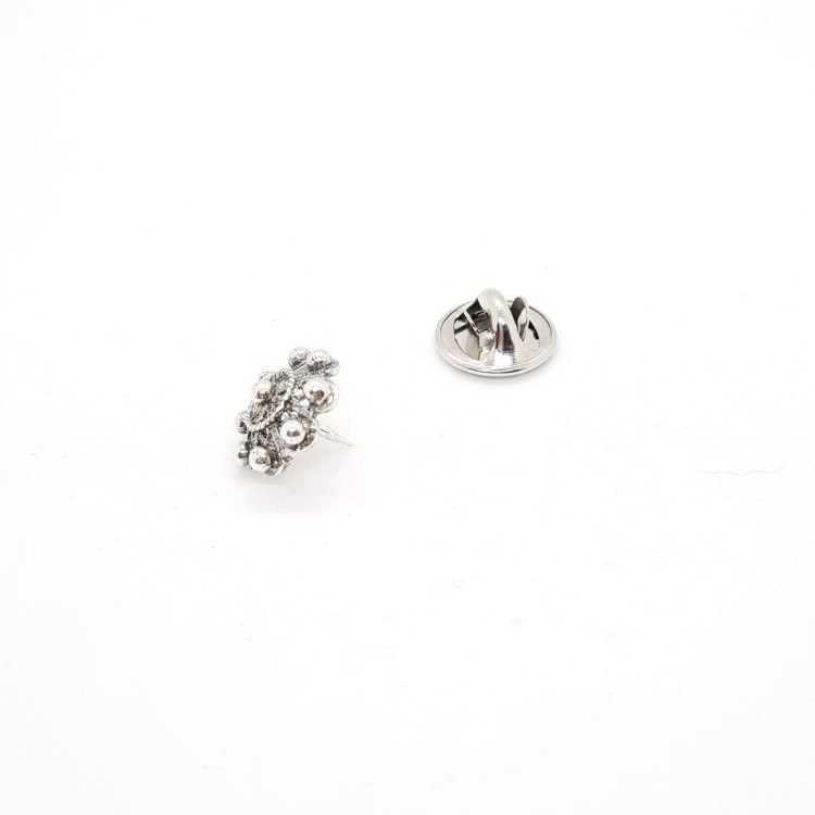 Pin Botón Charro en plata de ley 13 mm - Imagen 2