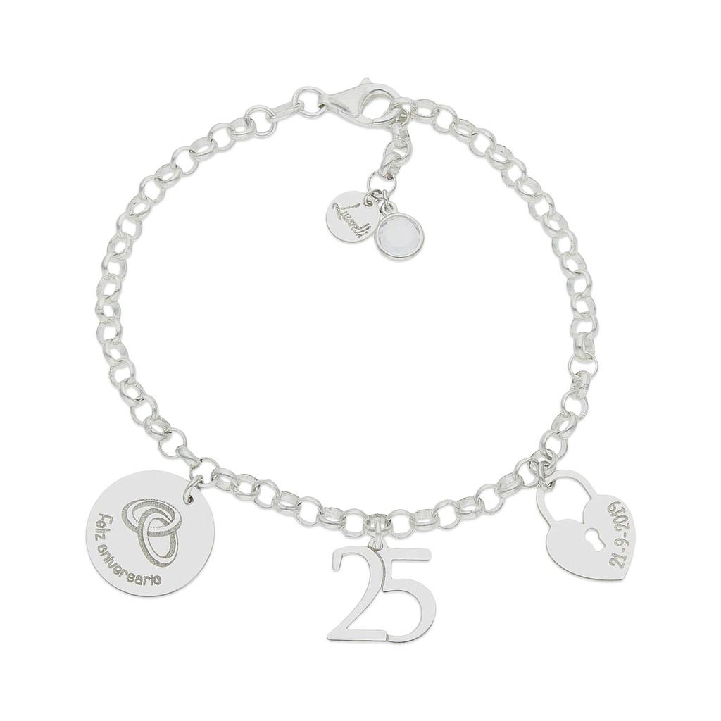 Aniversario. Pulsera 'Mi Historia' prediseñada