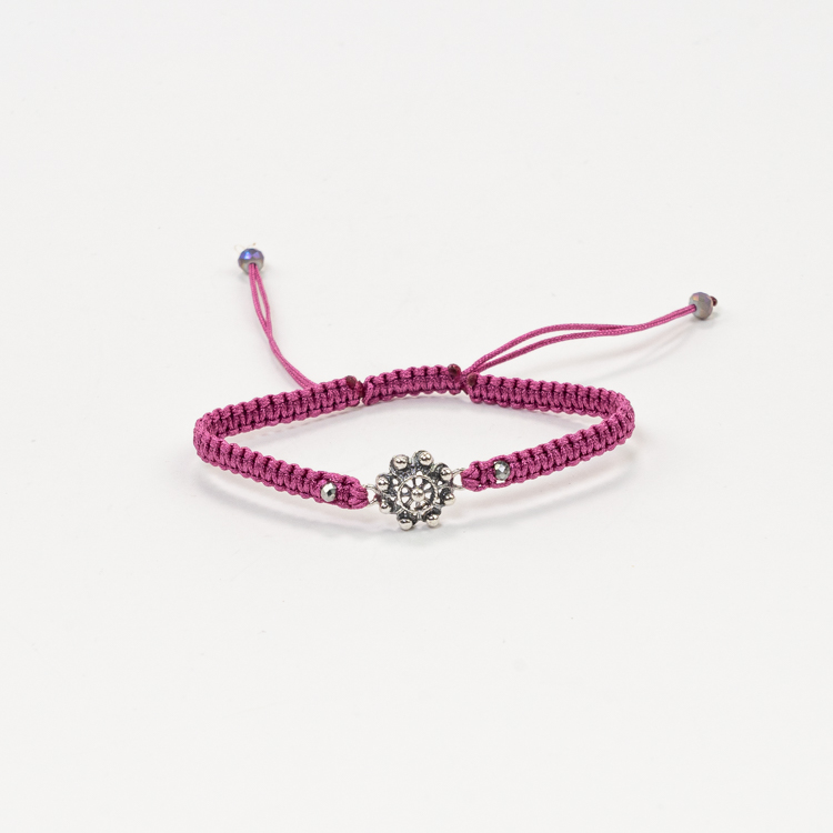 Pulsera charra hilo macramé colores - Imagen 4