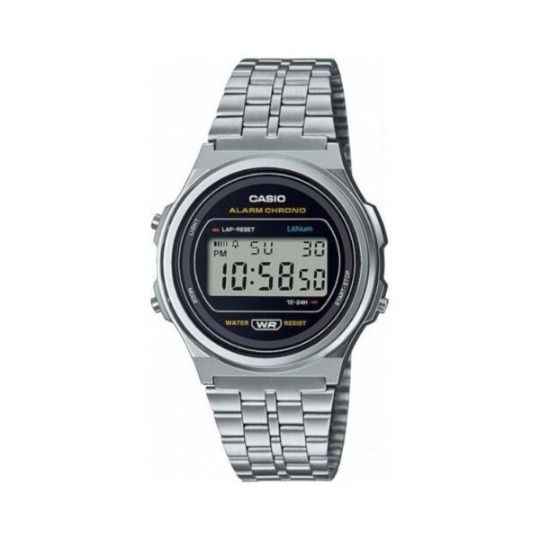 Reloj Casio vintage redondo plateado