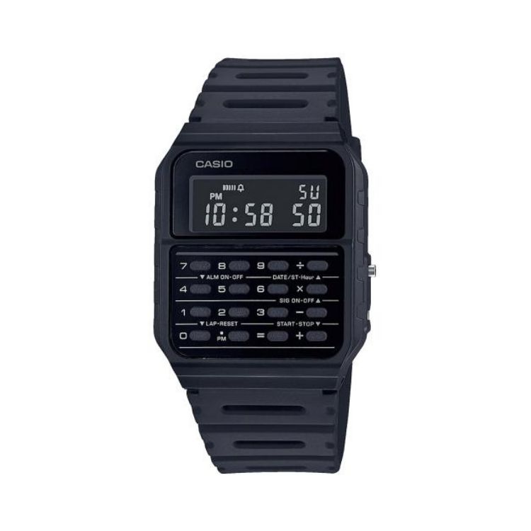 Reloj Casio calculadora negro resina