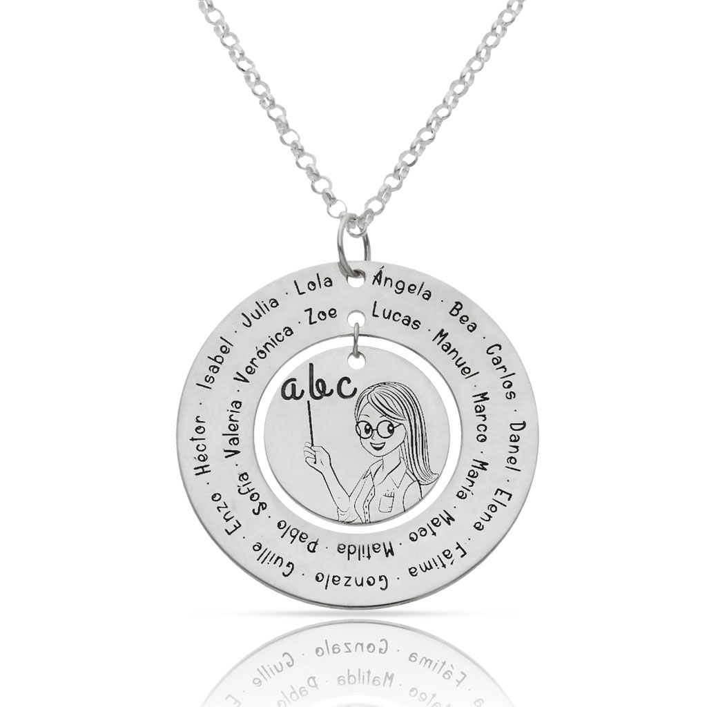 Gargantilla Profe Nombres Alumnos