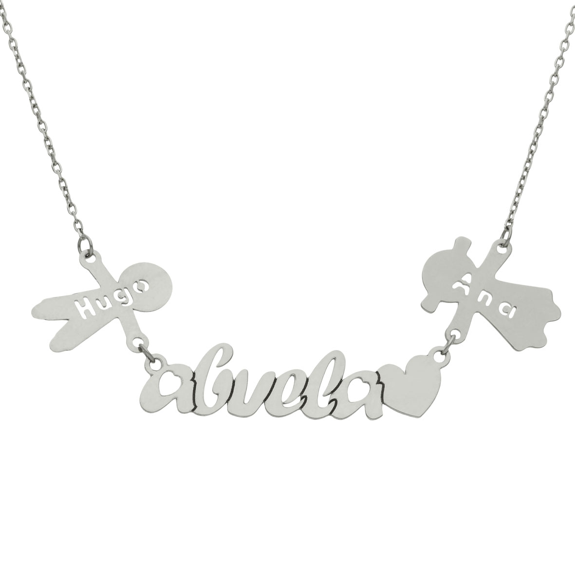 Gargantilla abuela con niños personalizable - Imagen 2