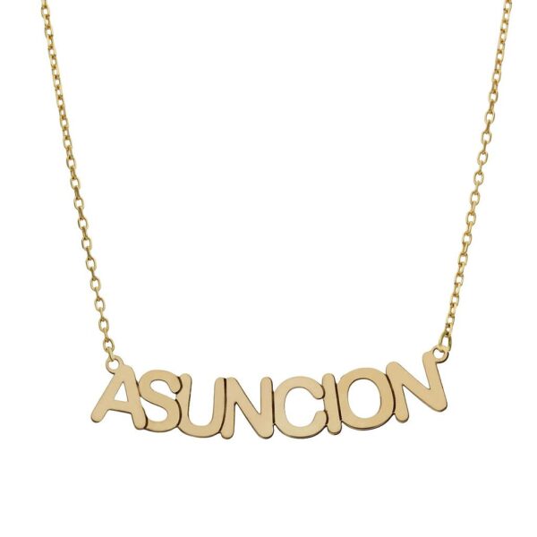 Gargantilla con nombre pequeño personalizable