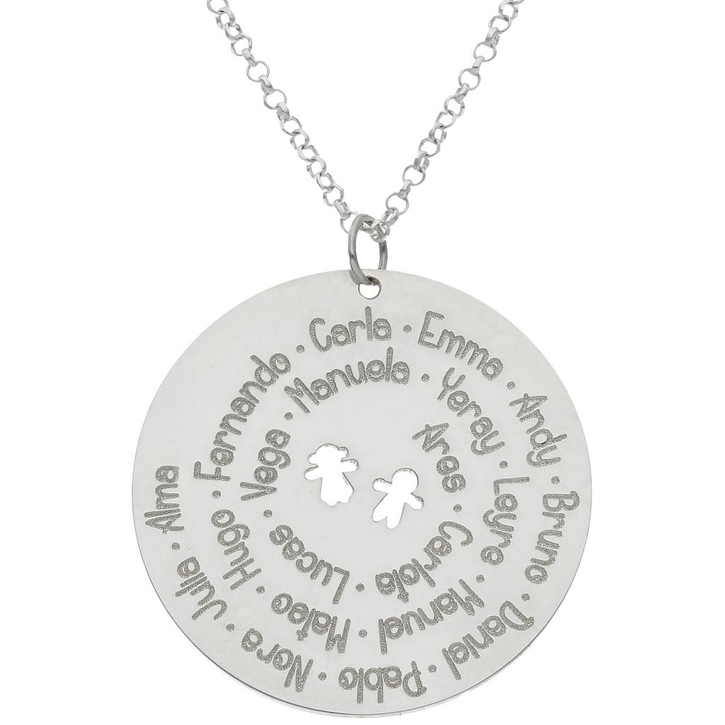 Gargantilla personalizable con nombre de alumnos