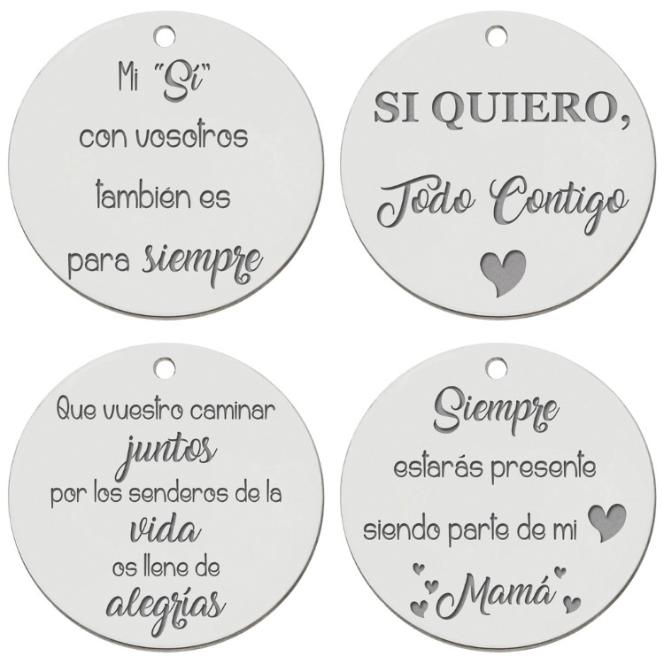 Medalla Ramo de Novia Personalizada - Imagen 3