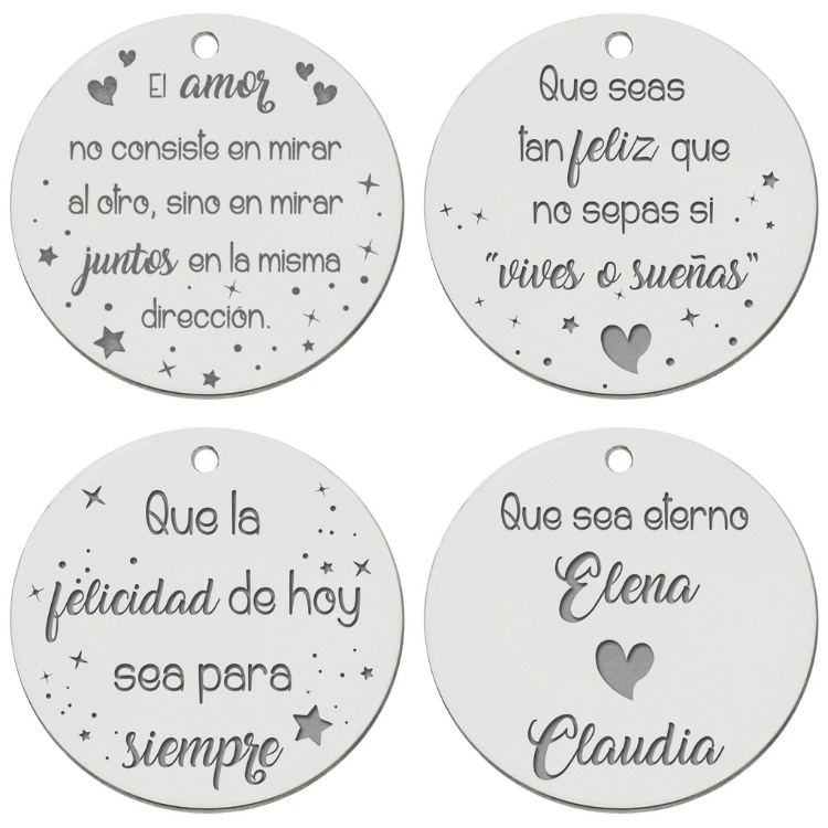 Medalla Ramo de Novia Personalizada - Imagen 6