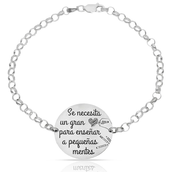Pulsera Profe Se necesita un gran corazón