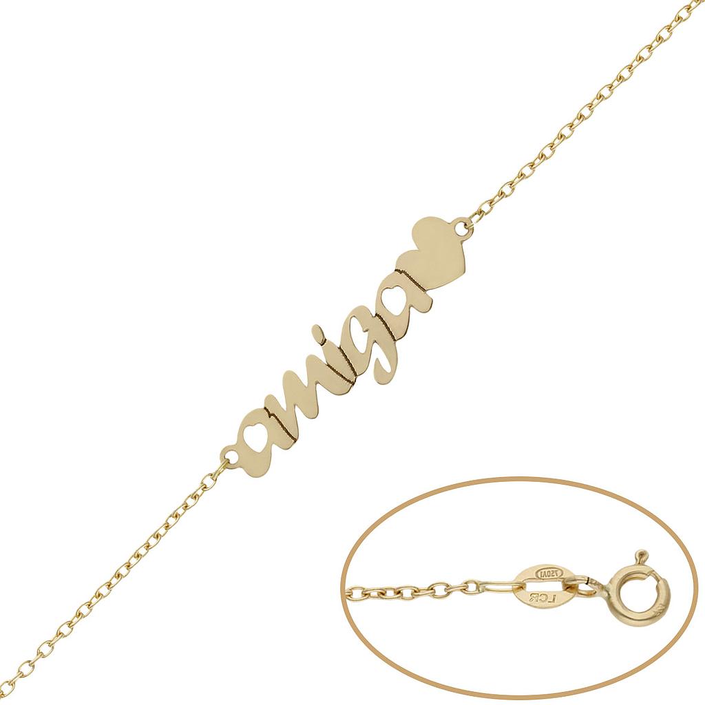 Pulsera amiga + corazón