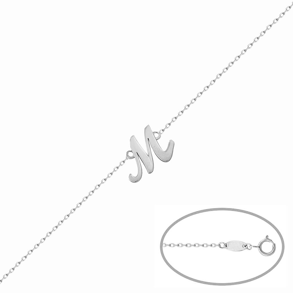 Pulsera inicial con letra inglesa - Imagen 3