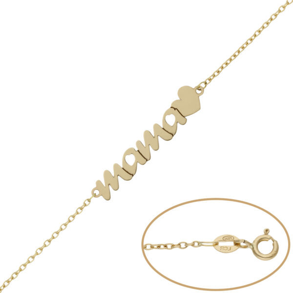 Pulsera mamá con corazón